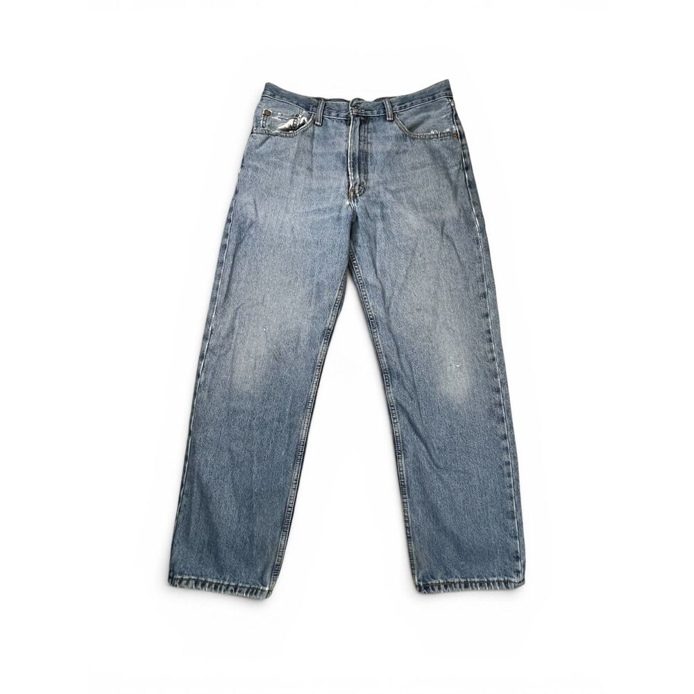 Levi’s 550 Relaxed Fit Jeans W34 L30 Light Wash Straight Leg Classic Denim Men’s